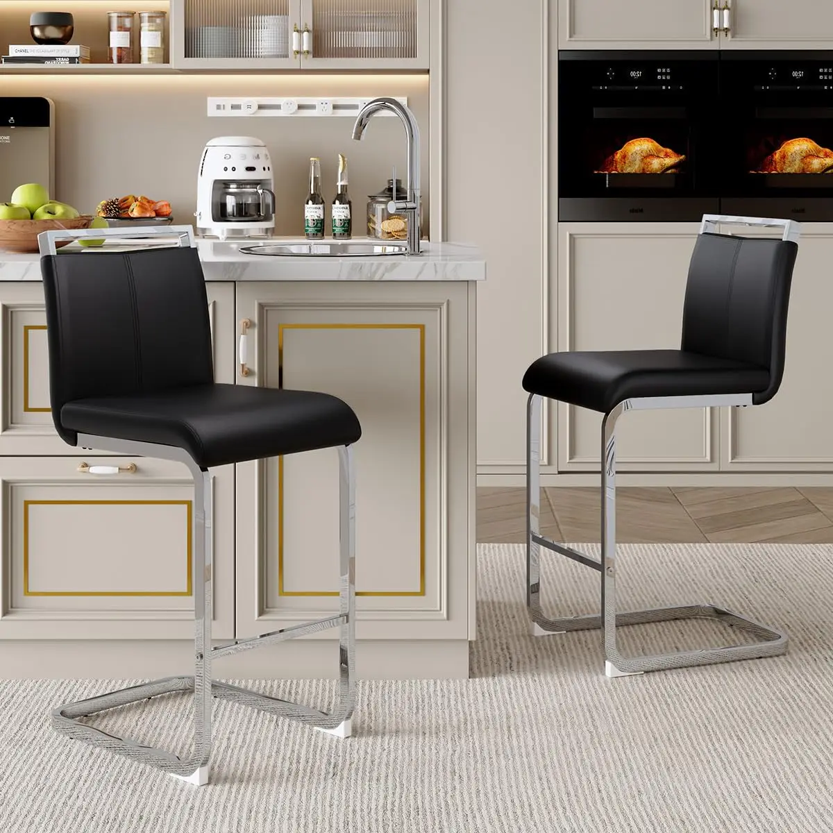 Counter Bar Stools 2-Pack, 25