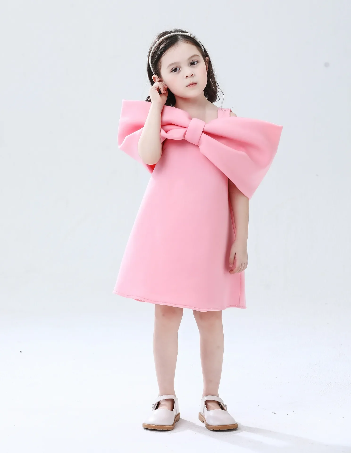 2023 Kids Fashion High End Evening Gown Children\'s Model Show Birthday Baptism Eid Feast Girl Dresses