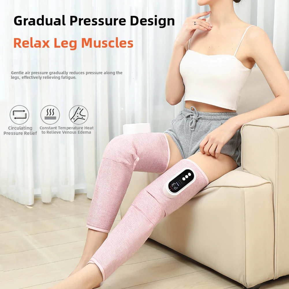 Leg Massager For Circulation And Pain Relief Cordless & Portable For Anytime Relaxation Relaxing Leg Care While Working In