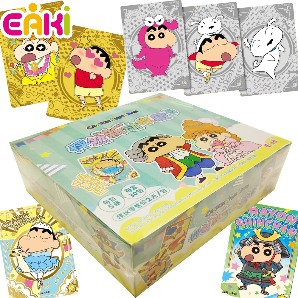 

Genuine Eaki Crayon Shin-chan Collection Cards Daily Life Different Emotional Series Vivid and Lively Anime Roles Cards Kid Gift