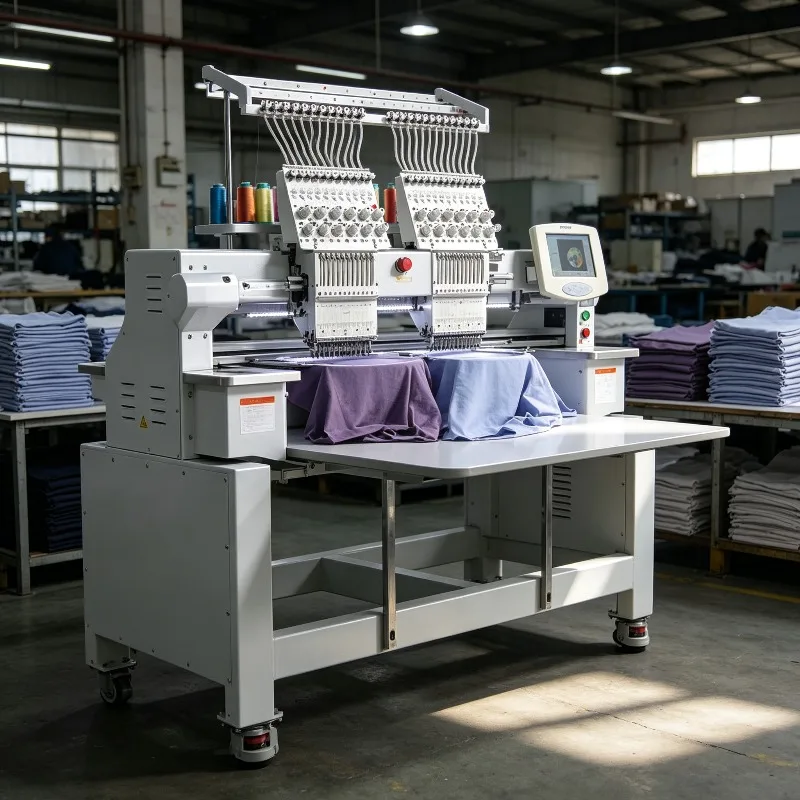 Commercial High Speed Embroidery Machine Multi Head 2 4 6 8 Head Heavy Duty Business Production Equipment Sourcing Manufacturer