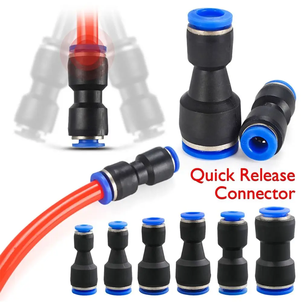 1Pcs Durable Pneumatic Tool Quick Release Connector Push In For Hose Pneumatic Fittings Air Tube 4/6/8/10/12mm PG Series