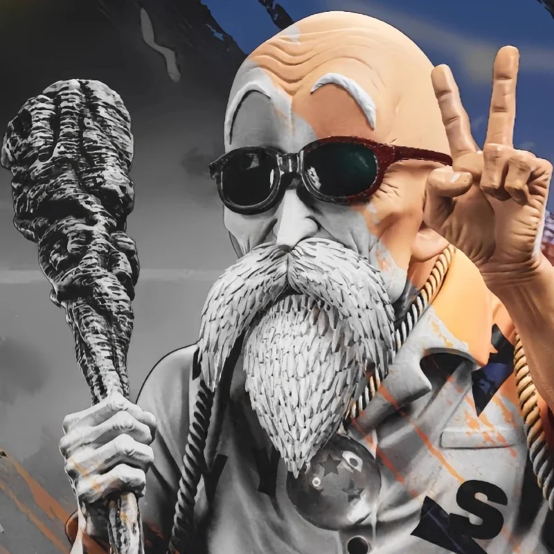 23 см Dragon Ball аниме персонаж Roshi ПВХ фигурка фигурка модель коллекция украшения игрушки подарок на день рождения