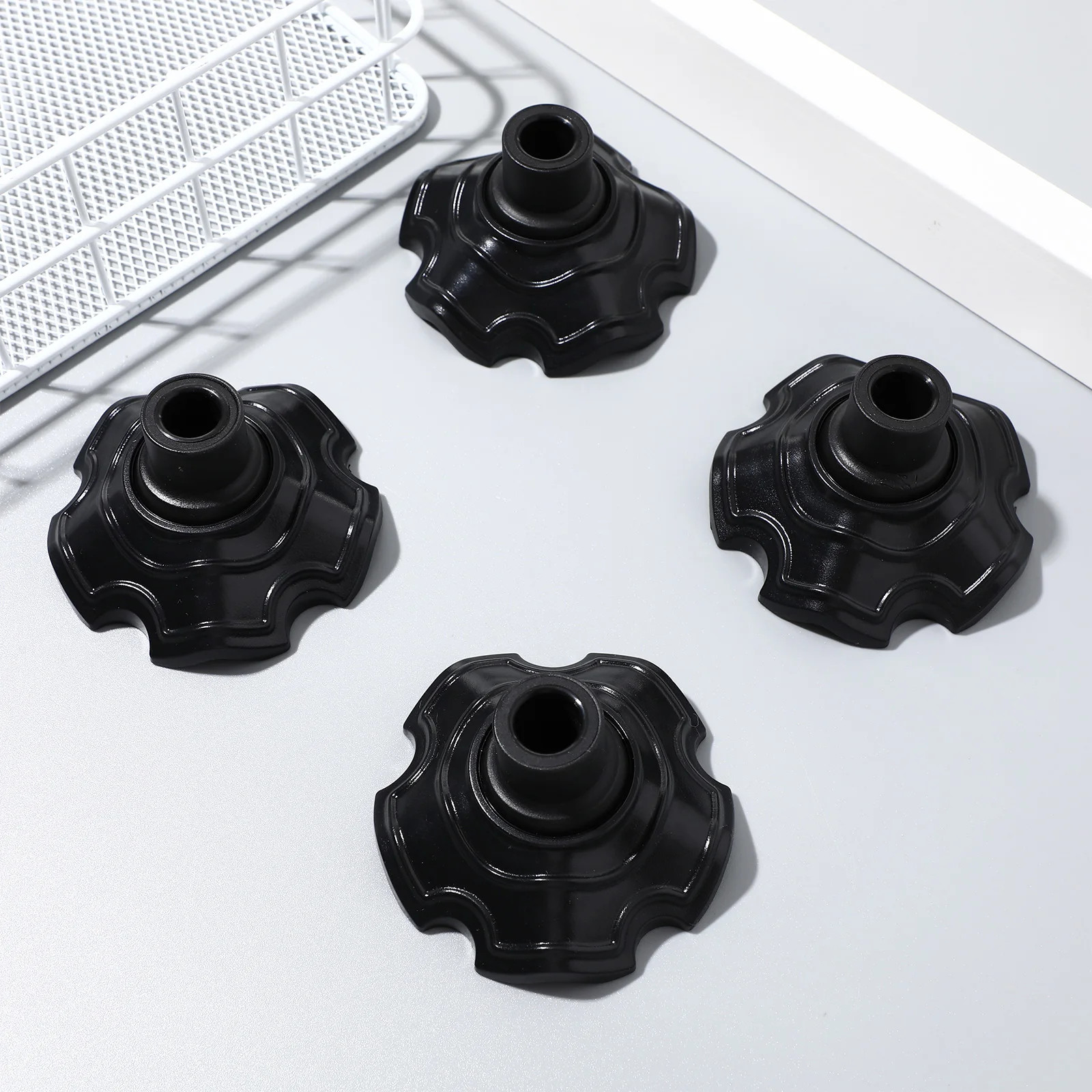 

4Pcs Anti sag Footmuffs Durable Plastic Camping Chairs Leg Floor Protectors Non slip Table Leg Cover Furniture Parts Outdoor Use