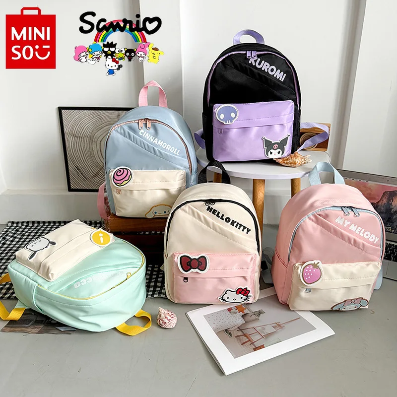 

Sanrio New Women's Backpack Fashionable High Quality Student School Bag Cartoon Cute Large Capacity Children's Storage Backpack