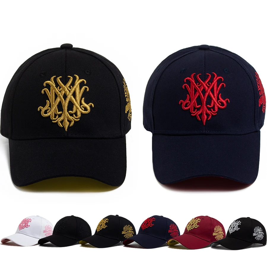 New Totem Embroidery Cotton Men Women Baseball Cap Hip Hop Hat Fashion Visor Sun Snapback Summer Outdoor Casual Caps For Flame