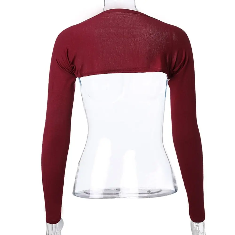 Unterhemd, Armstulpen, Schal, lange Schulterärmel, Hijab-Zubehör, bauchfreies Top, dehnbar, weich, Modal, Schulterwickel