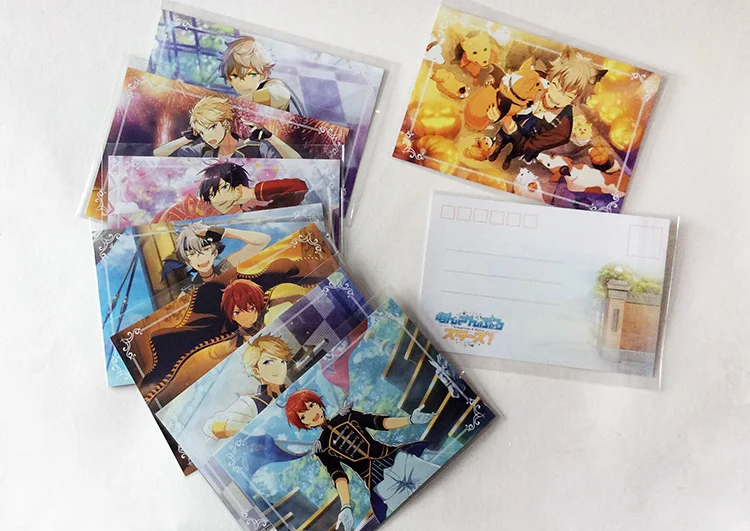 앙상블 별 파인 에이치 토리 히메미야 후시미 유즈루 엽서