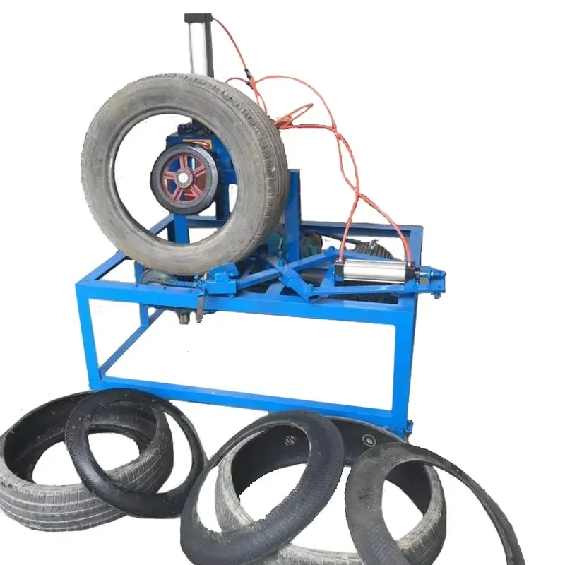 Waste tire recycling rubber processing and cutting machine is inexpensive