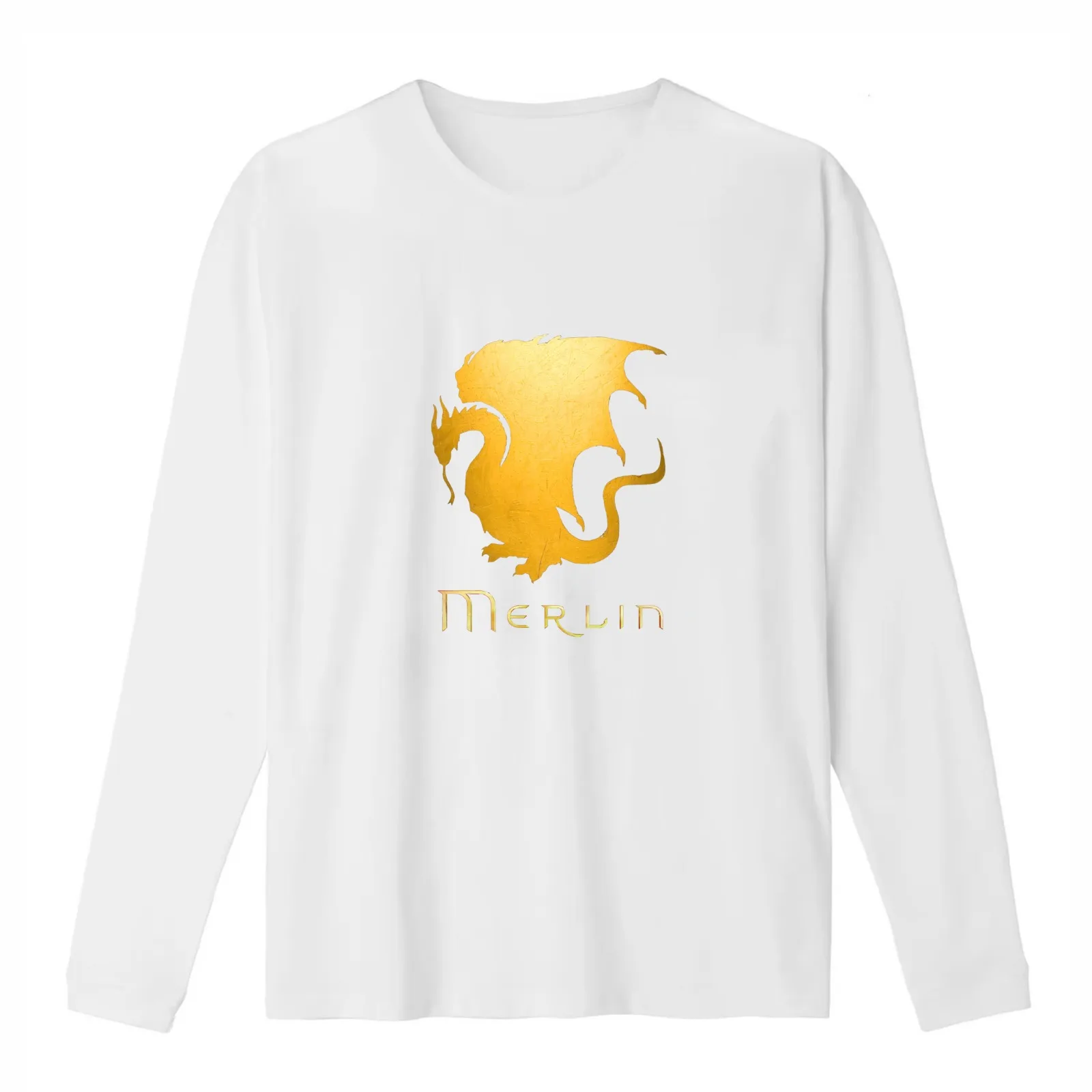 Merlin Pendragon Sigil T-Shirt Summer Casual Cotton Tee Oversized Streetwear Tops Vintage Graphic Print Unisex Men Women