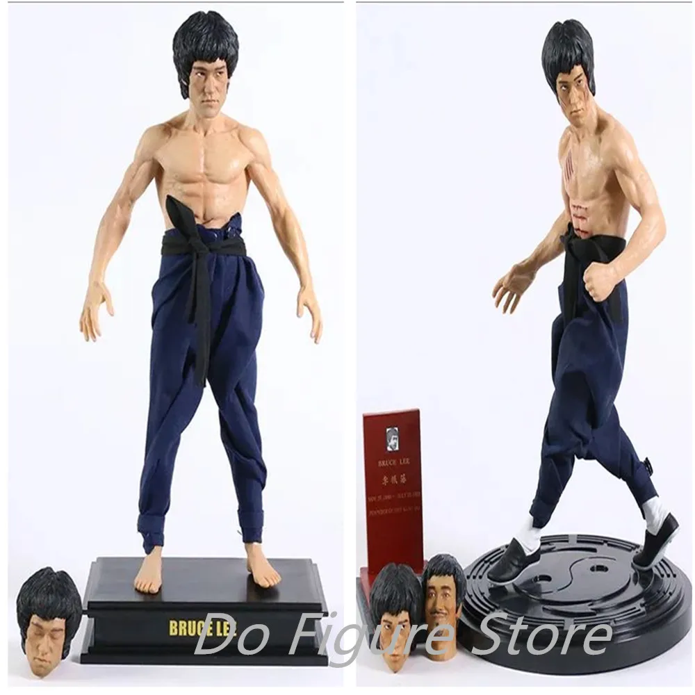 Jeet Kune Do 1/6 Collectible Figure Model Toy Three-headed Real Clothes