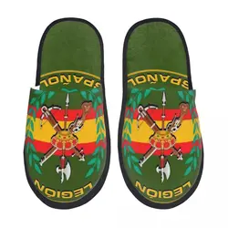 Winter Furry Cotton Slippers Spanish Legion Merch Household Fur Slippers Slides Living Room Spain Army Soft Anti Slip Slides