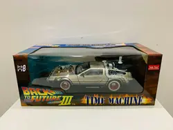 Time Machine Back To The Future 1/18 Scale DieCast Car New in Box