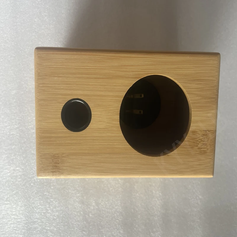 KYYSLB 3 Inch Speaker Shell Box Bamboo Wood Home Audio Full Range Speakers Empty Case House Passive