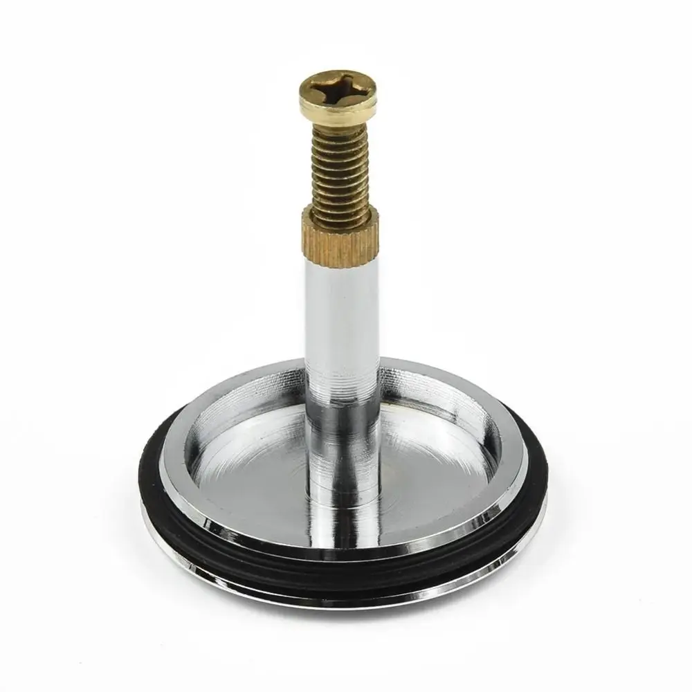 1Pcs New Pop Up Waste Stopper Bathtub Plug Only Flat Seal Brass Bath Stopper Adjustable 43mm Bathroom Tub Drain Filter