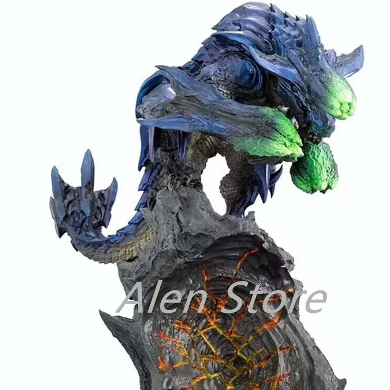 Monster hunter cfb brachydio estoura em pé gk 16cm figura de ação brinquedo colecionável ornamento modelo decorações de mesa estátua