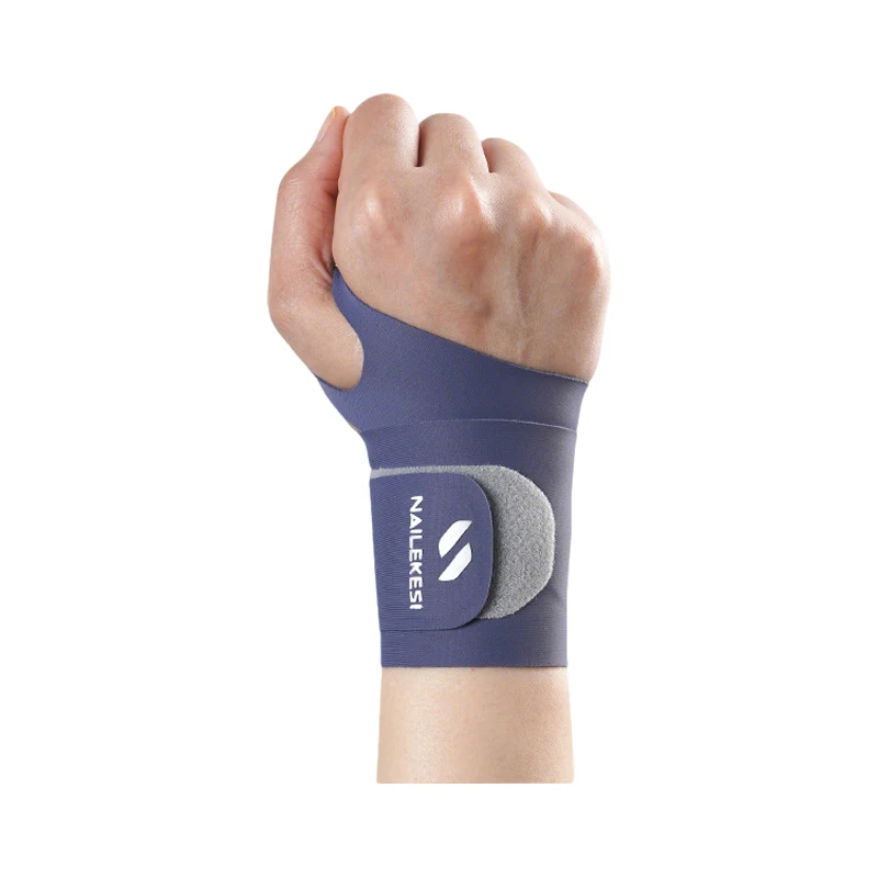Ultradünner Handgelenkschutz, leichtes, atmungsaktives Nylon-Sportarmband, verstellbare Handgelenkstütze für Basketball, Tennis, Badminton – Detail 1
