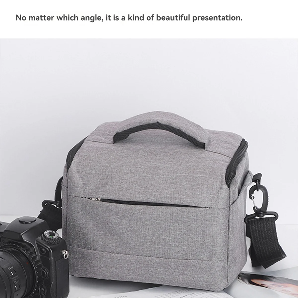 Para HY320 Bolsa para proyector Estuche para cámara a prueba de golpes Bolsa de transporte de viaje Almacenamiento para proyectores Negro