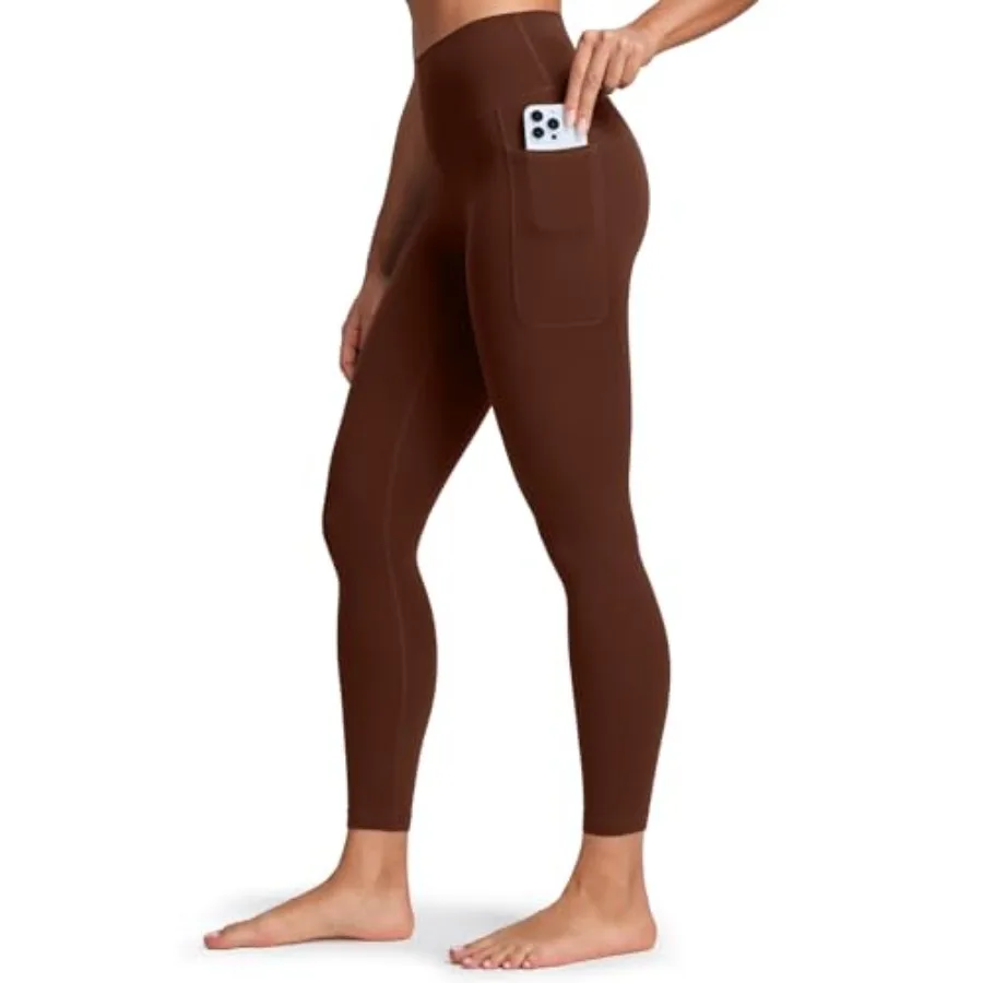 

HeyNuts Pro Leggings with Pockets 25'', High Waisted 7/8 Workout Pants