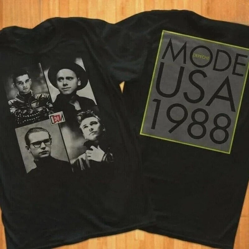 Camisa Vintage Depeche Mode Tour 1988, nueva camiseta Gildan reimpresión de doble cara, regalo para seguidores, lujo de alta gama, es tanto para hombres como para mujeres, Top Y2k