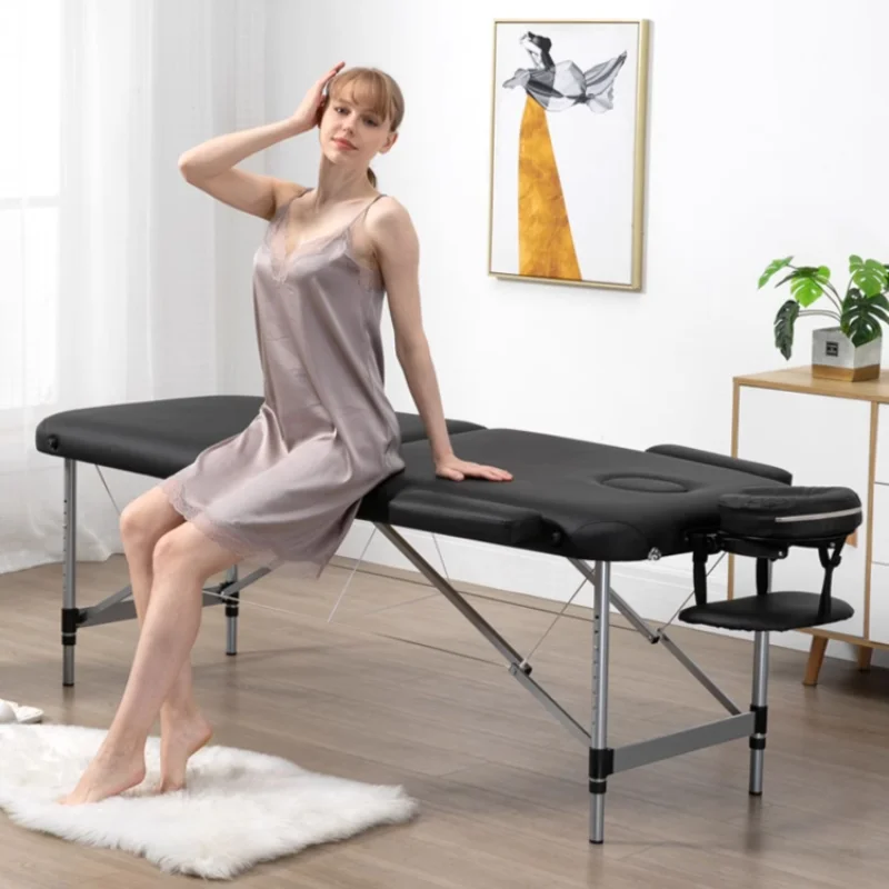 

Portable Massage Table Stretcher Folding Bed Esthetician Professional Aesthetic Treatment Chair Cama Masaje Para Couch Eyelash