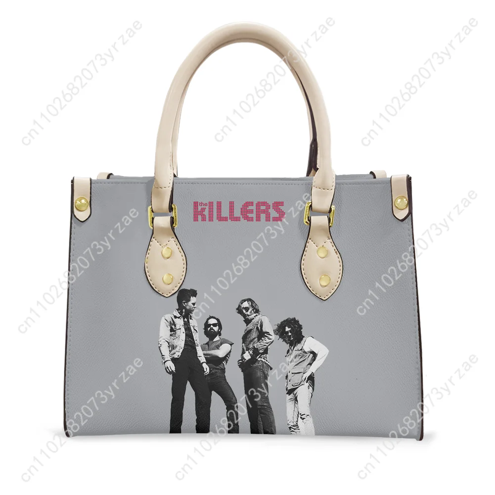 The Killers Handbag Mens Womens Fashion Personalized Print Tote Bag Shoulder Bag Business Commuter Leather Purse Customize Bags