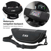 Universal Motorcycle Luggage Backpack Navigation Phone Bag For Hyundai i10 I10 N Line 2008-2013 2019-2022