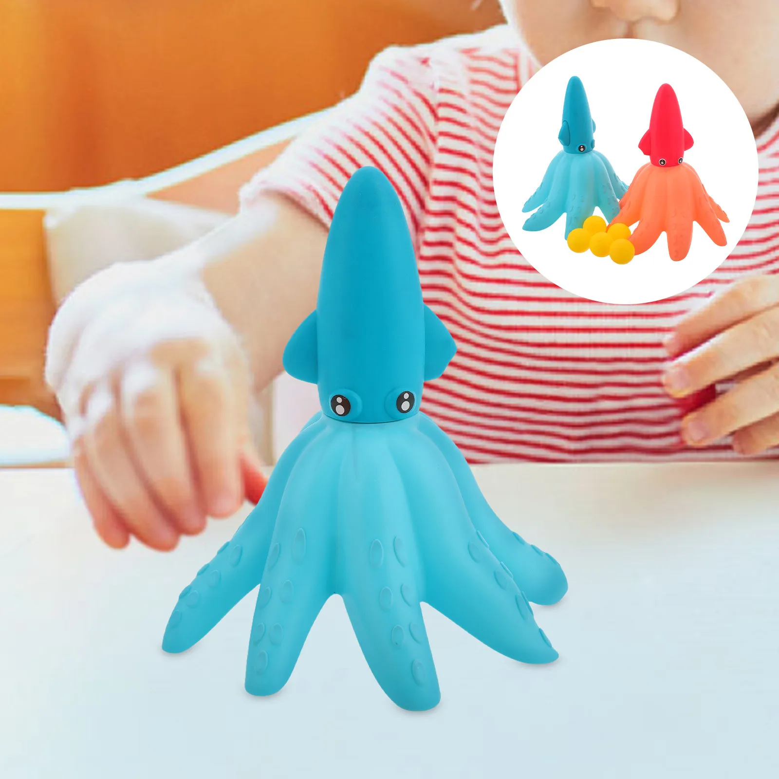 

1Set Octopus Themed Launch Catch Ball Game Indoor Outdoor Family Activity Motor Skill Development Kid Exercise