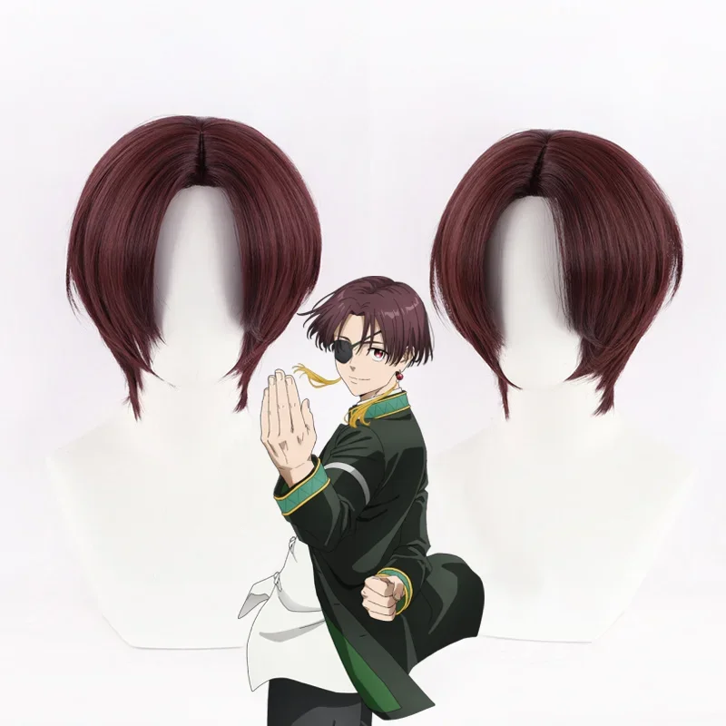 ユニセックスウィッグ,ウィッグオブカリカリ,コスプレコスチューム,ミディアム丈,耐熱性,合成ウィッグ,ハロウィーンアクセサリー