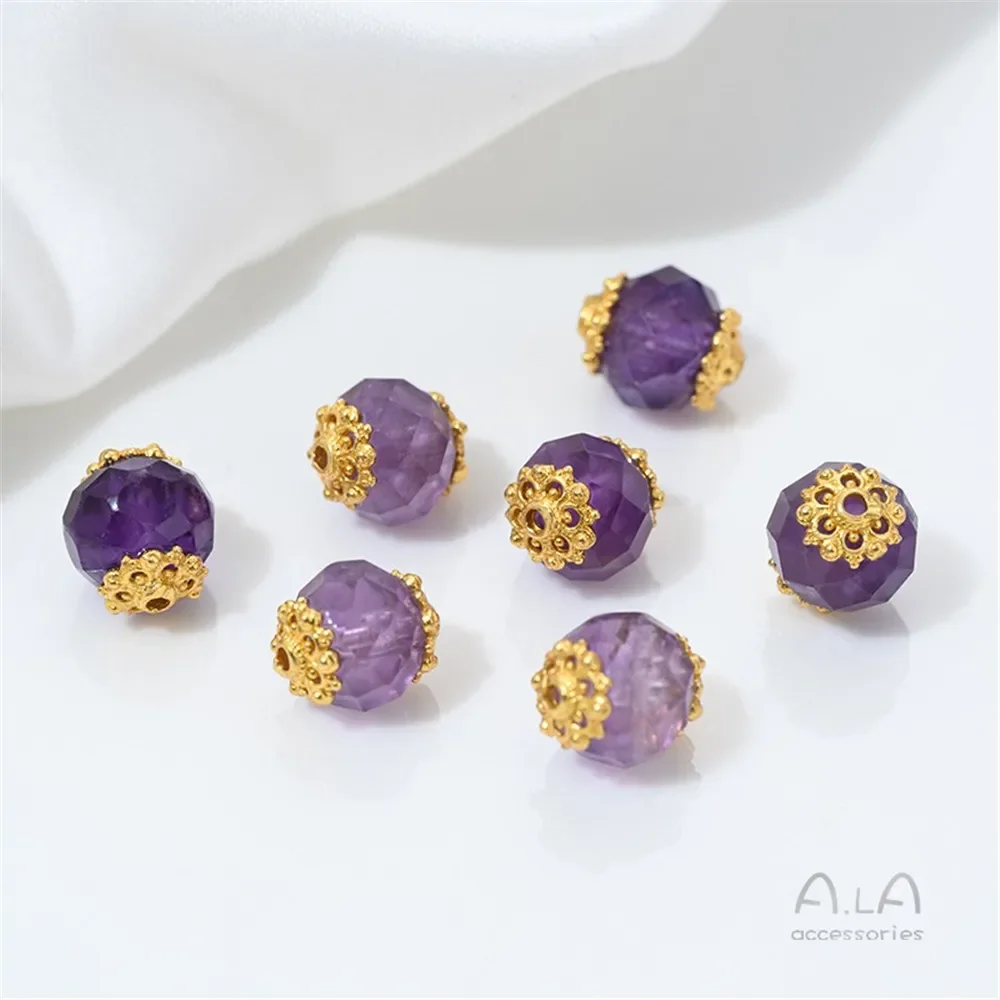 Z436 الذهب الرملي مطعمة كريستال أبيض طبيعي، جمشت، دلو مطرز، القرع، قلادة قطرة الماء، مجوهرات وإكسسوارات #6