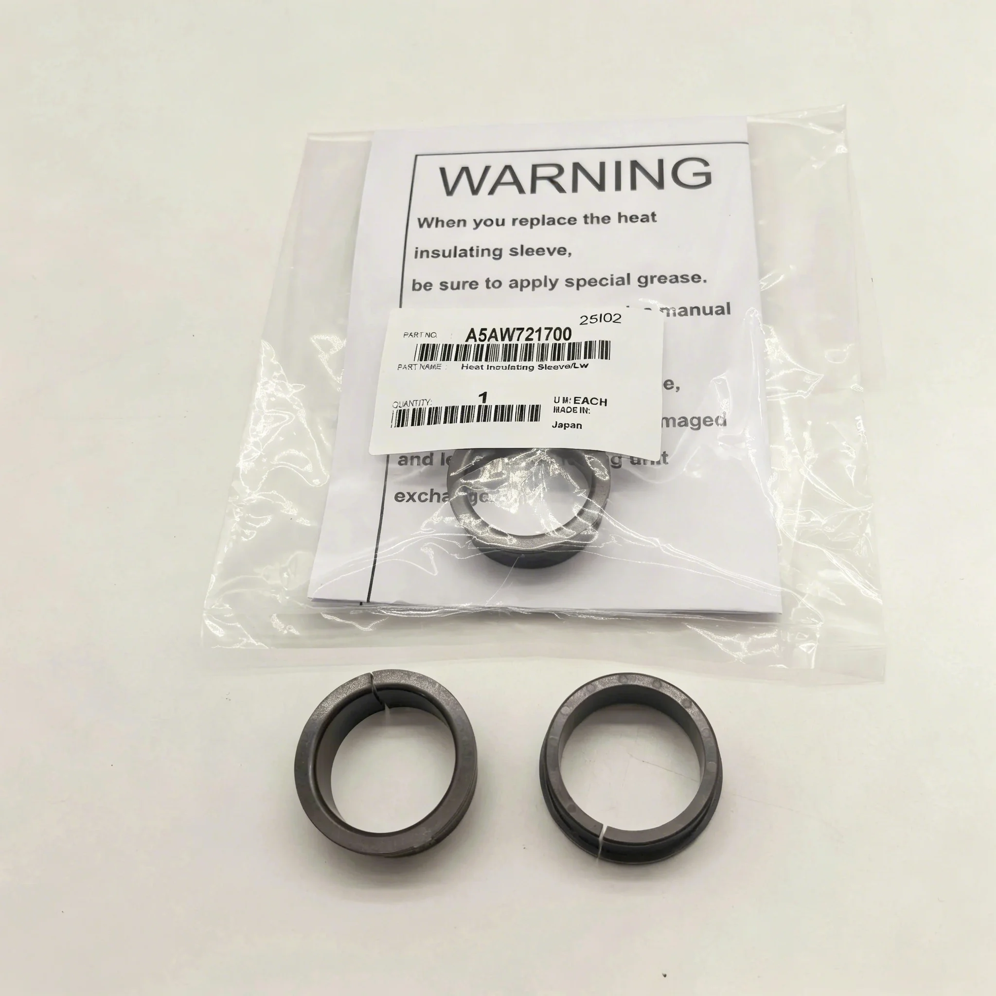 A5AW72170 Original Bearing Sleeve Heat Insulating Sleeve for Konica Minolta C1085 1100 6085 6100 12000