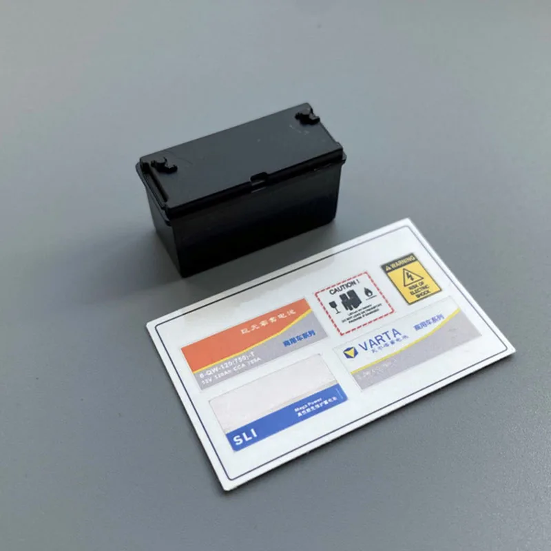 1:14th Scale Plastic Simulation Battery Box for Tamiya RC Truck SCANIA 770S R620 VOLVO BENZ Arocs MAN TGX Car Accessories