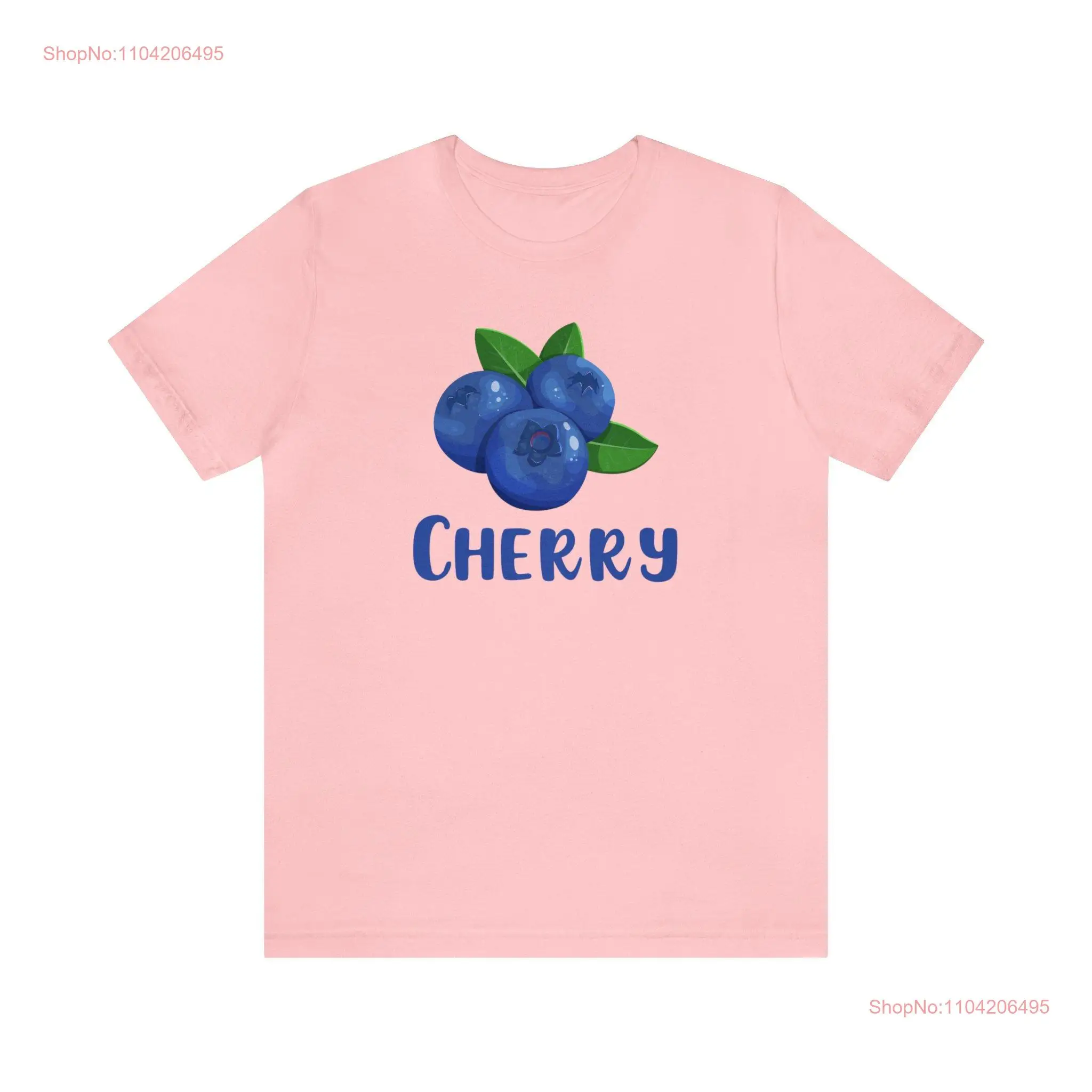 Blueberry Cherry T Shirt long or short sleeves