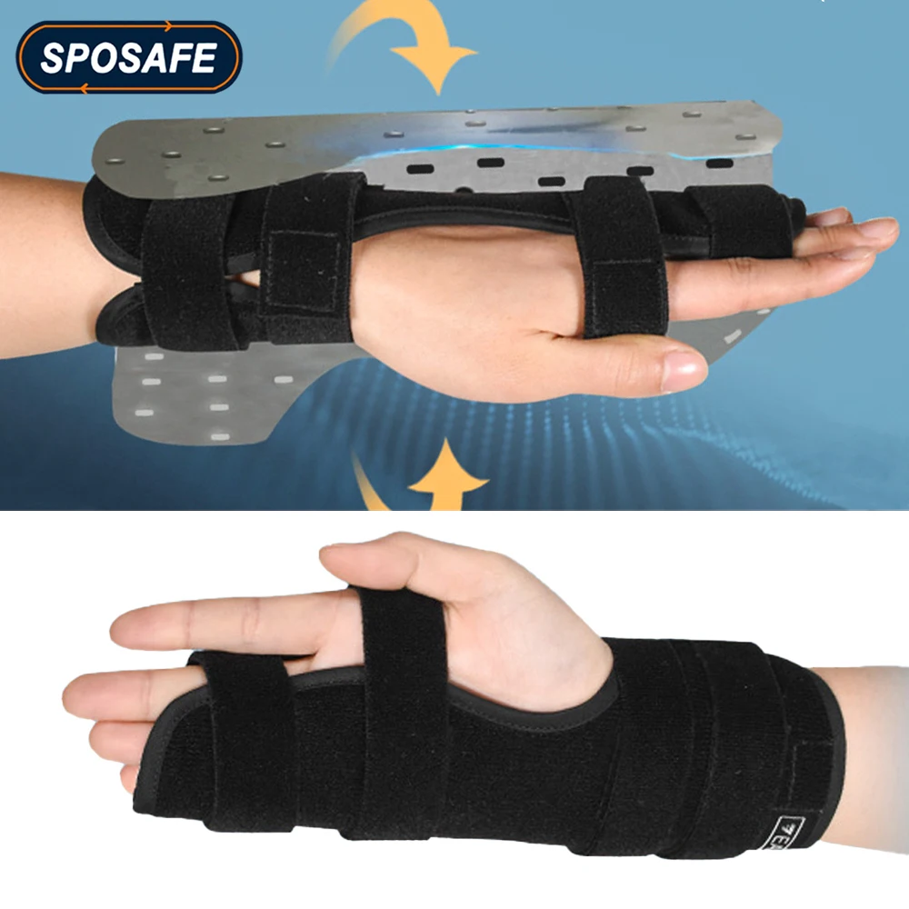 1PC Pinky Finger Splint Hand Brace for Boxer Fractures, Broken Ring, Little Finger Cast, Trigger Finger Immobilizer Straightener