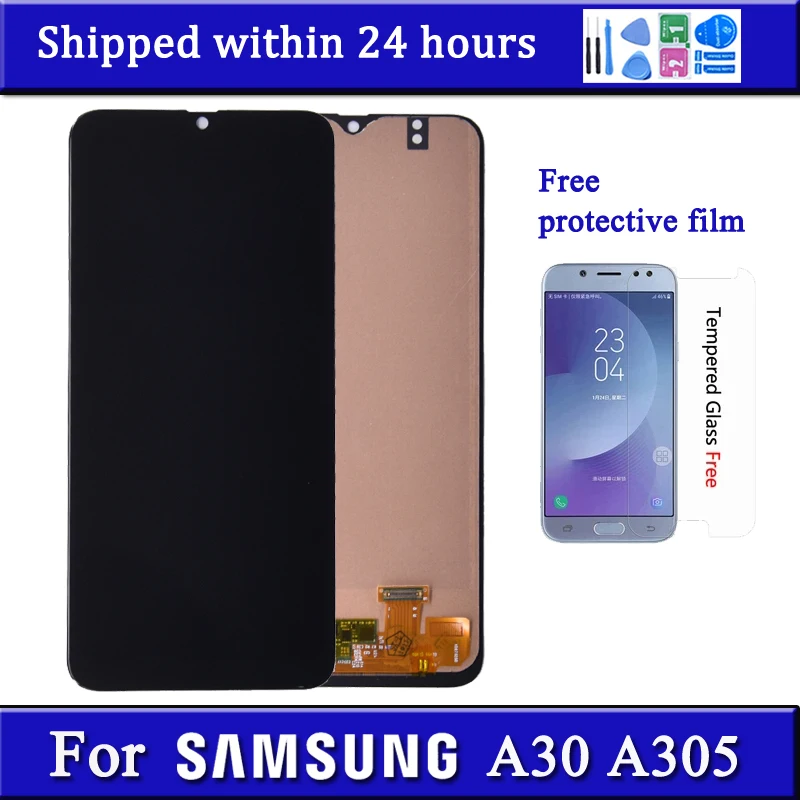 

Screen For Samsung Galaxy A30 Display A305 A305DS A305FN A305G A305GN A305YN LCD Touch Screen Digitizer Assembly Replacement