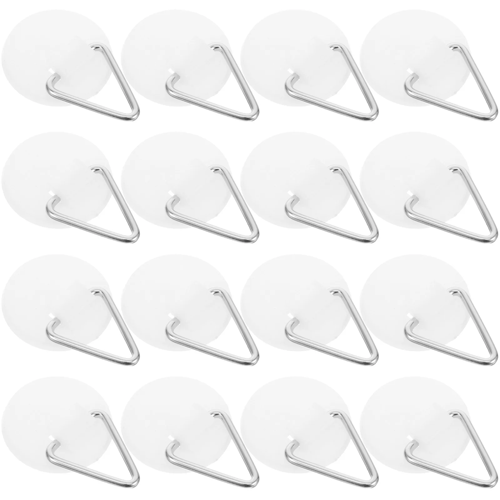 

50pcs Round Hooks Plate Hangers Wall Mounted Adhesive Ceiling Hooks Disc Hangers for Display Rack WallBracket SpaceSaving