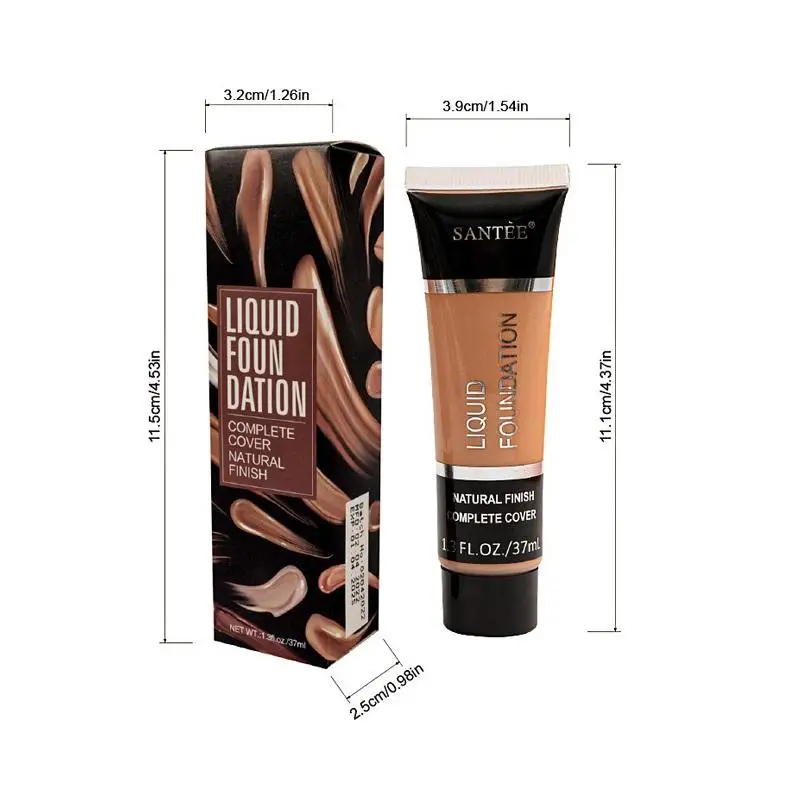 BSIMONE Liquid Concealer Foundation Face Invisible Pores Full Coverage Dark Spots Brighten Skin Oil Control Cosmetics Waterproof