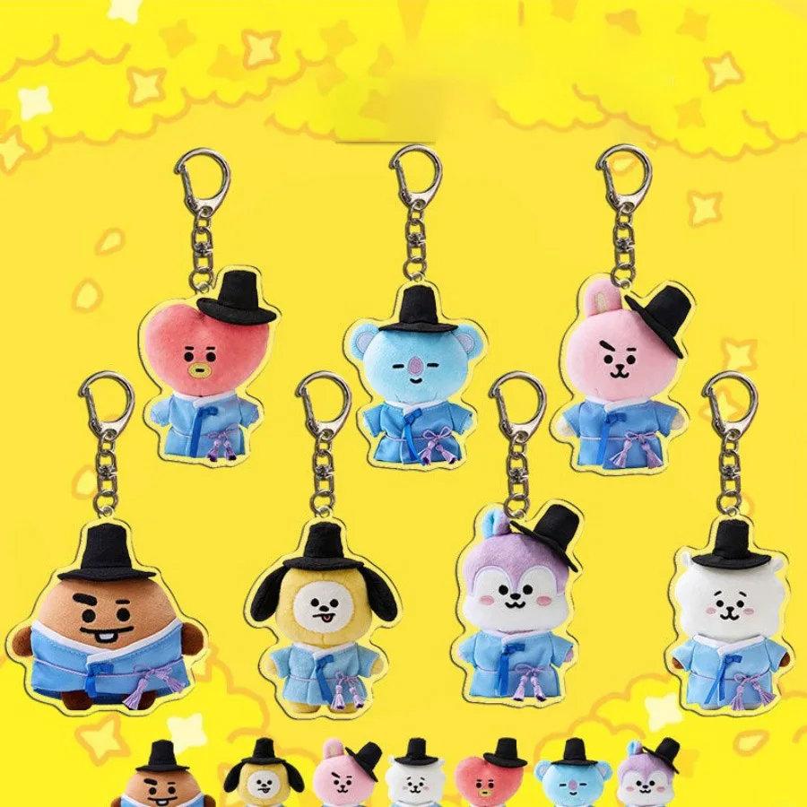 

Брелок из акрила с персонажами BT21 KPOP ARMY, JK, V, JIMIN, сувенир для фанатов, подарок для поклонников музыки, брелок для музыкальных фестивалей.