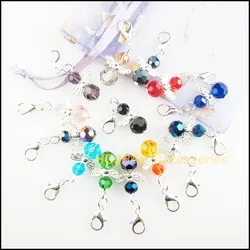 New Mixed Animal Charms Silver Plated Star Retro Crystal With Lobster Claw Clasps Pendants DIY J203