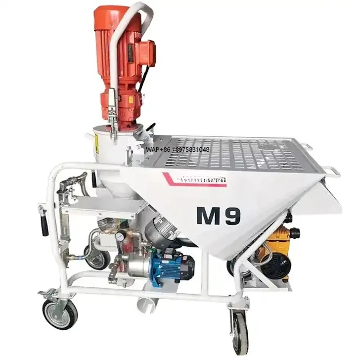 

Gypsum Cement Plastering and Painting PFT Plastering Machine, Construction Mortar Spraying Machine