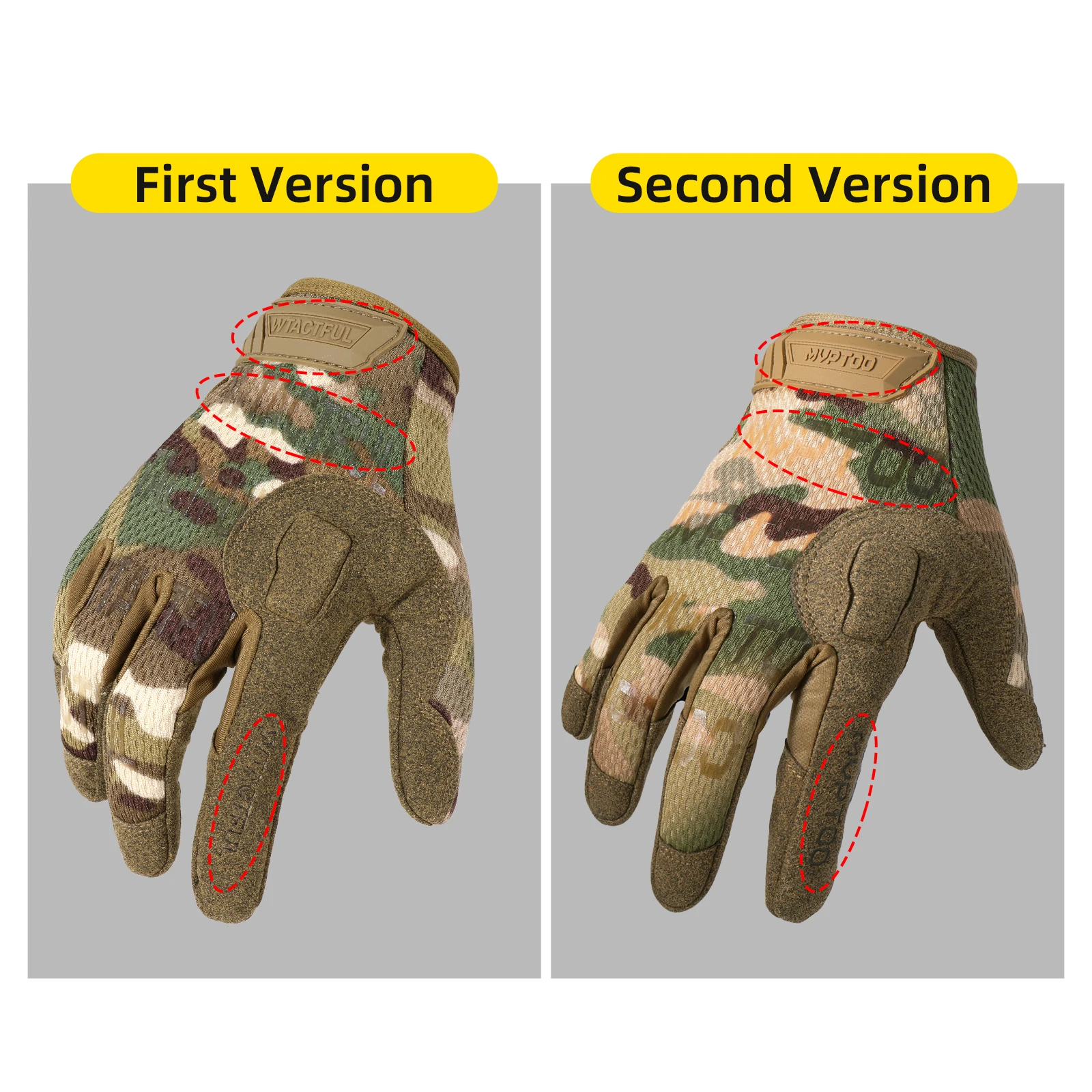 Gants Tactiques Demi-Doigts Hommes Femmes Gants sans Doigts Antidérapants pour Sports De Plein Air Cyclisme Moto Randonnée Escalade Camping Chasse Course À Pied,Army Green,M