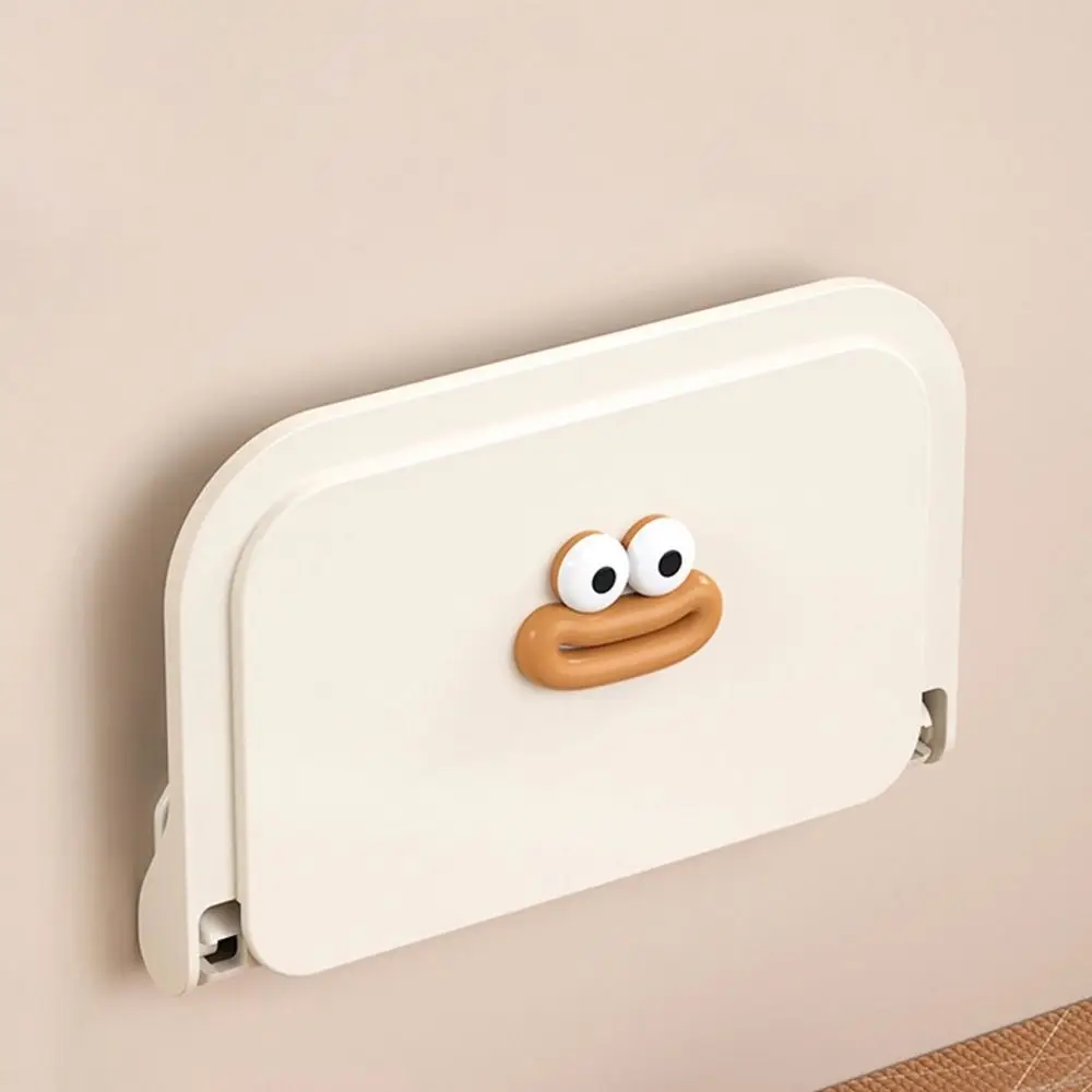 

1/2/3 шт. настенный складной стеллаж для хранения без перфоратора, компактный держатель для хранения маршрутизатора, клейкое крепление, мультяшный