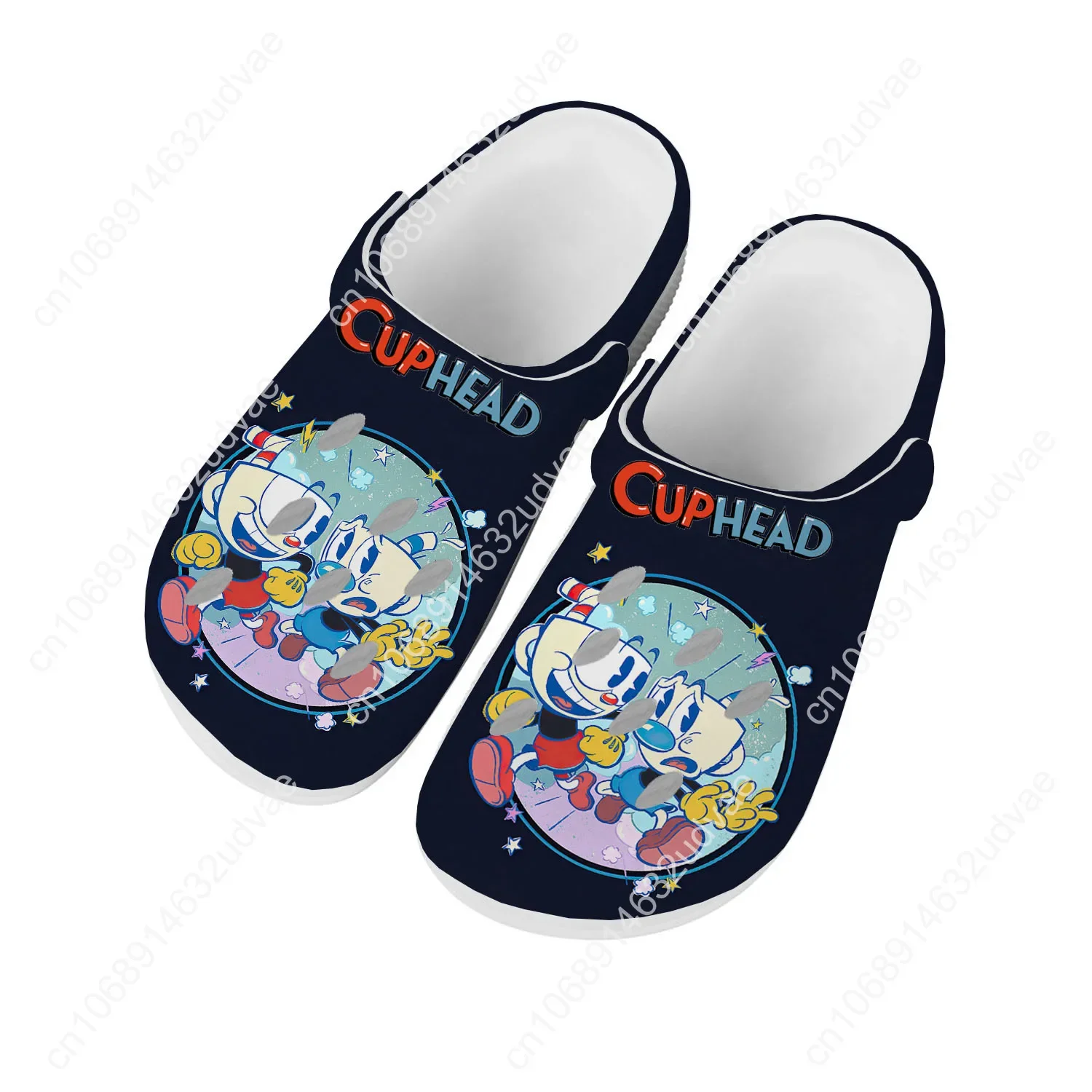 

Cupheads Sandals Men Women Teenager Fashion Water Shoes Hot Games Garden Breathable Comfort Beach Summer Custom Slippers