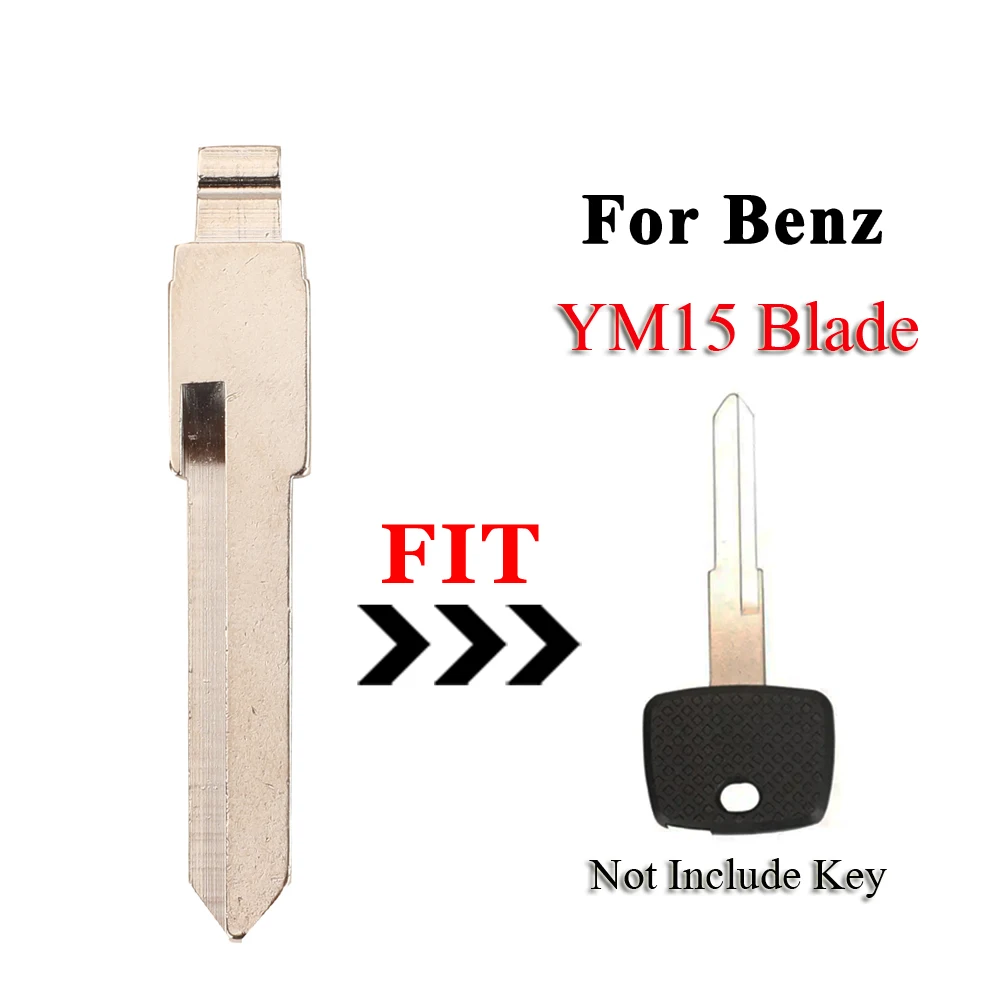 

jingyuqin New Replacement Car Key Blank YM15 Blade For Mercedes Benz Vito Actros Sprinter V Class Replacement Car Key Blank