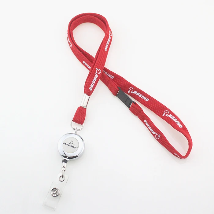 Boeing Narrow-Body Lanyard with Metal Quick-Release Buckle | Civil Aviation ID Card Holder, New Model