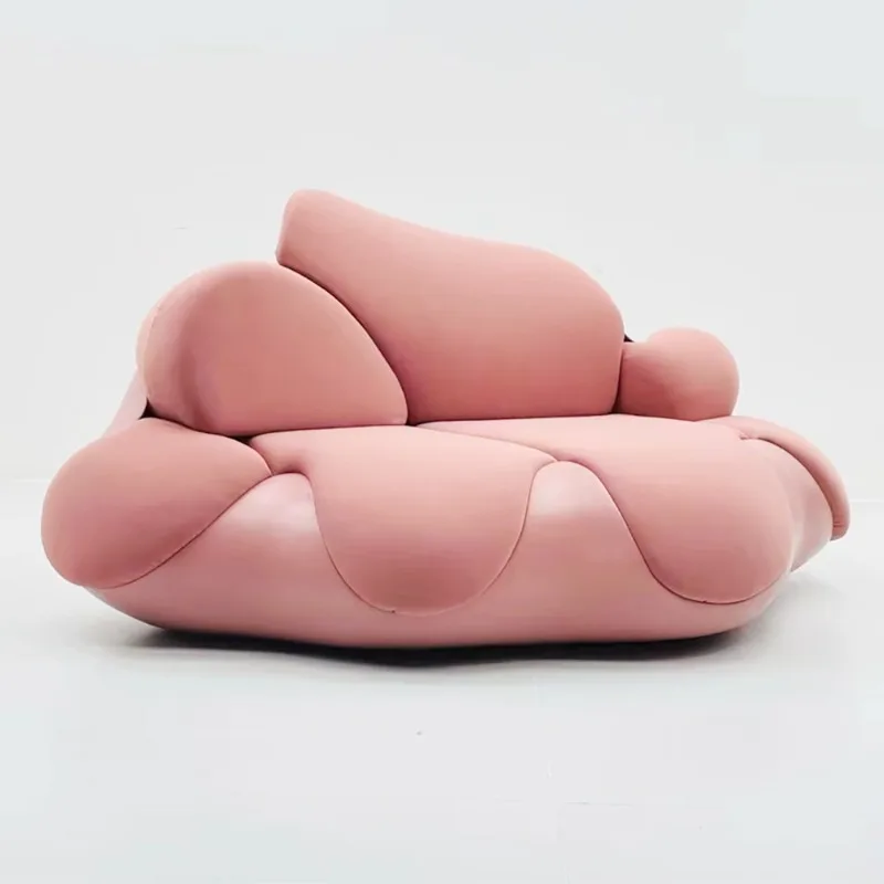 

Italian minimalist fiberglass cloud sofa chair special-shaped sofa
