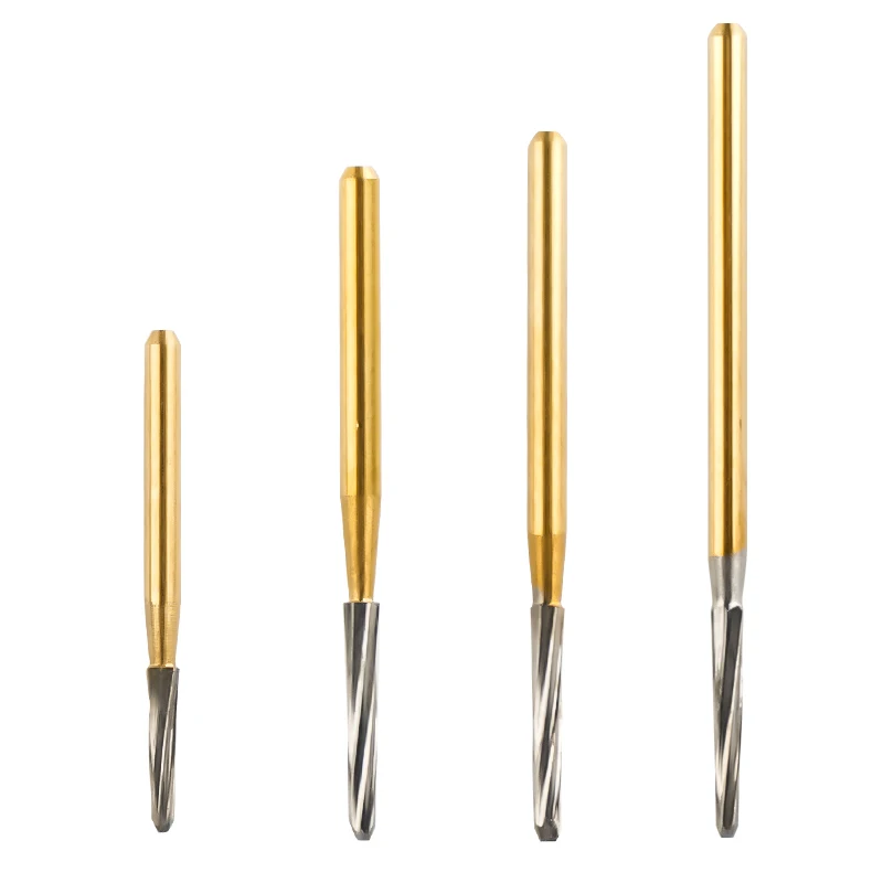 5Pcs Dental Endo-Z Carbide Burs Tungsten Steel Carbide Burs Pear Shape Bur for High Speed Handpiece Dentistry Tool