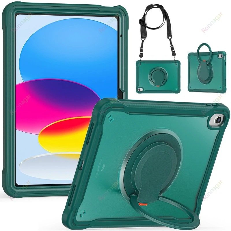 

Case for iPad A16 11th Gen 11 Inch 2025 2026 A19 12th 10th Generation 10.9Inch 2022 Heavy Duty Shockproof Rugged Protective Case