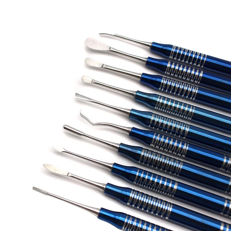 10pcs Double Ends Dental Implant Periosteal Elevator Seperator Tool for Reflecting and Retracting Dental Supplies