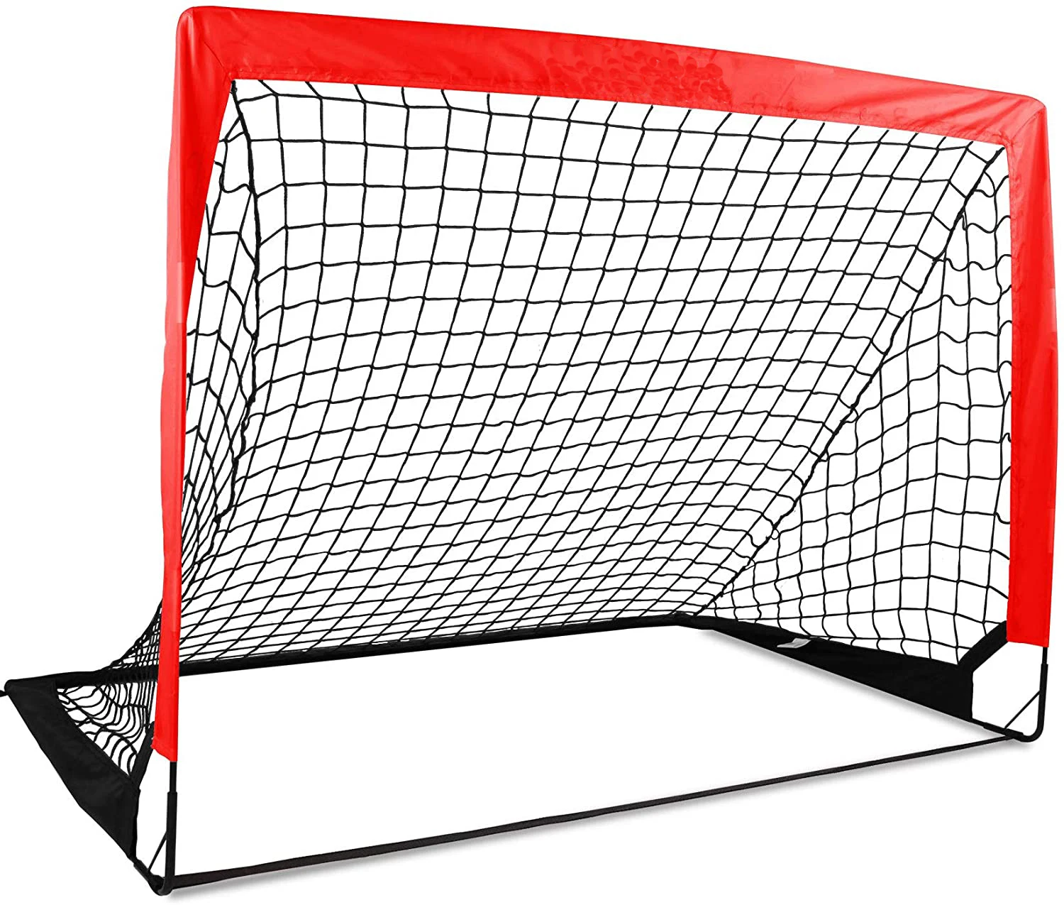 4Ft x 3Ft Soccer Football Goal Nets Easy Fold-Up Training Goals Set of 2 for Family Team Kids Backyard Games